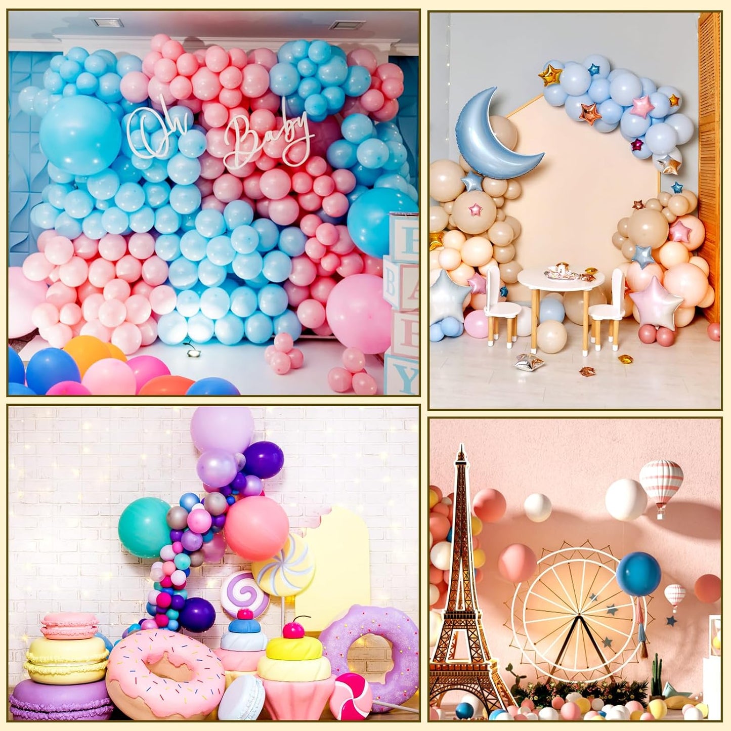 600 PCS Balloon Glue Dots, Removable Sticky Spots, Extra Strong Dots Double Sided for Birthday Party Wedding Christmas Decorations and DIY Scrapbooking Craft. (600 PCS)