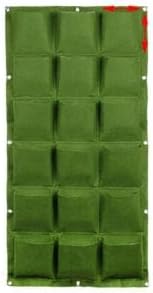 Green Garden Verticale plant pot, multi-pocket wall holder, felt, herb pot for indoor and outdoor use, 18 pockets, 50 x 100 cm Taschen