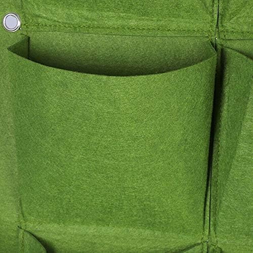 Green Garden Verticale plant pot, multi-pocket wall holder, felt, herb pot for indoor and outdoor use, 18 pockets, 50 x 100 cm Taschen