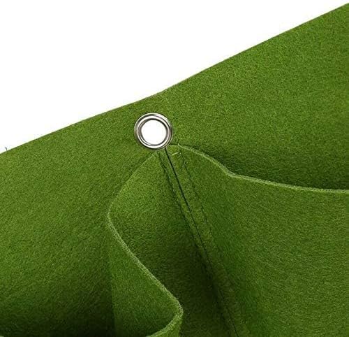 Green Garden Verticale plant pot, multi-pocket wall holder, felt, herb pot for indoor and outdoor use, 18 pockets, 50 x 100 cm Taschen