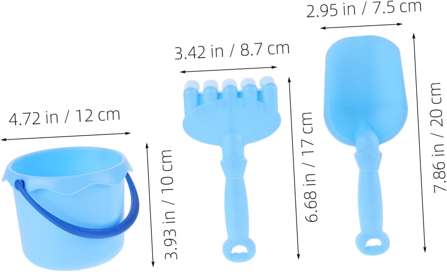 1 Set Kinder Tuingereedschappen Wateremmer Schep Riek voor Buitenplanten Tuinset Jongen Meisje Om de Te