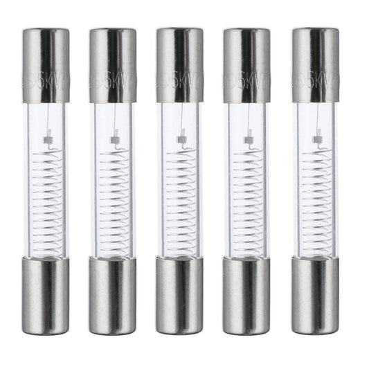 650 mA 5 KV 6 x 40 mm magnetron fuses high voltage protection quick blow fuse 0.650 Amp 5,000 Volt glass tube protection (5 pieces)