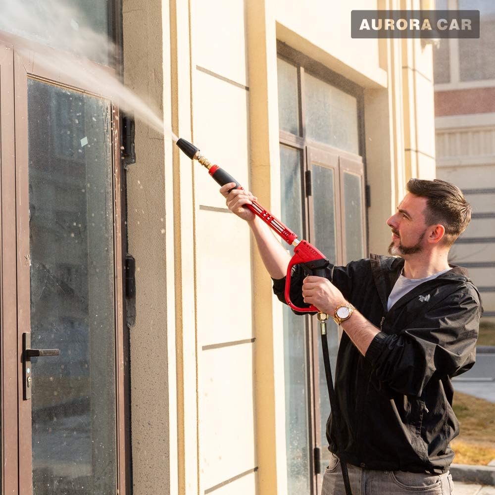 Pressure Washer Tips Turbo Nozzle Pressure Washer 4000 PSI Max Rotating Pressure Washer Nozzle with 1/4'' Quick Connect for Cleaning Brick, Concrete, and Vinyl Surfaces，4.0 GPM 4.0 Orifice