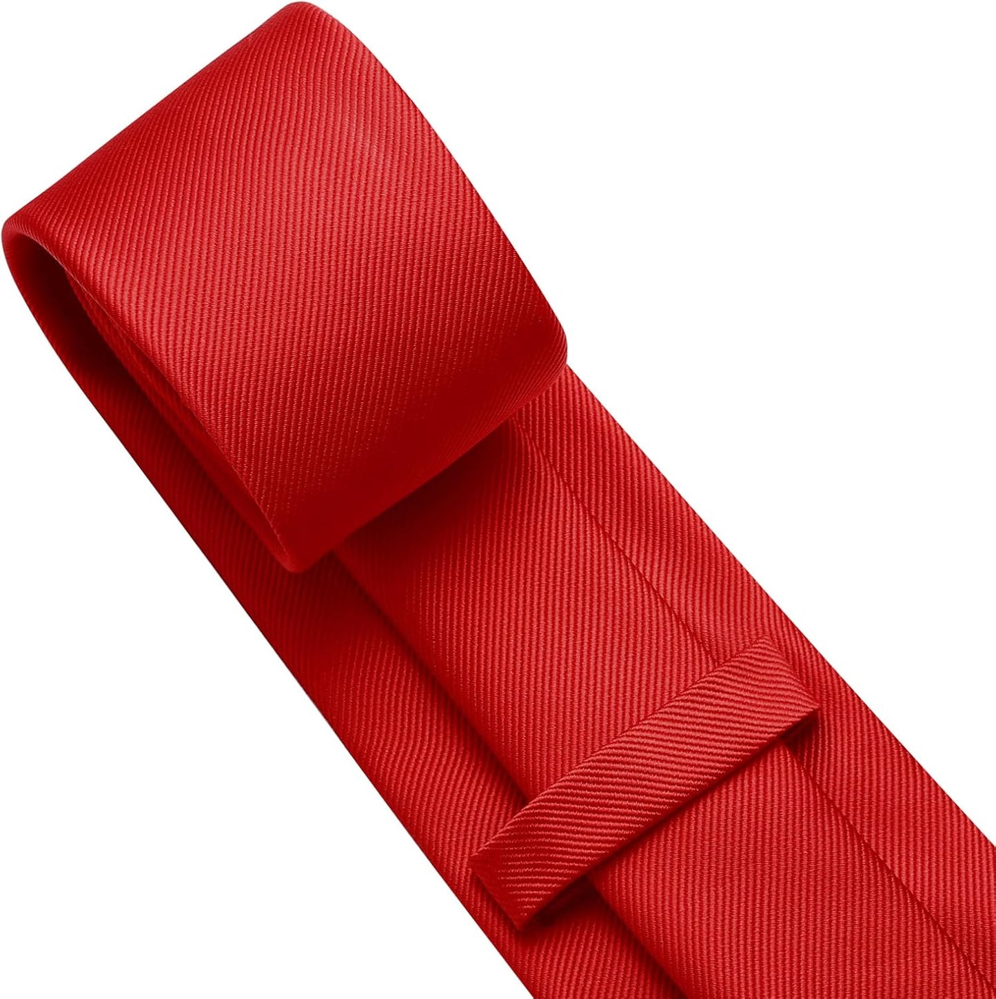Men's Ties Solid Pure Color 2.35" (6CM) Plain Slim Necktie Skinny Ties For Men
