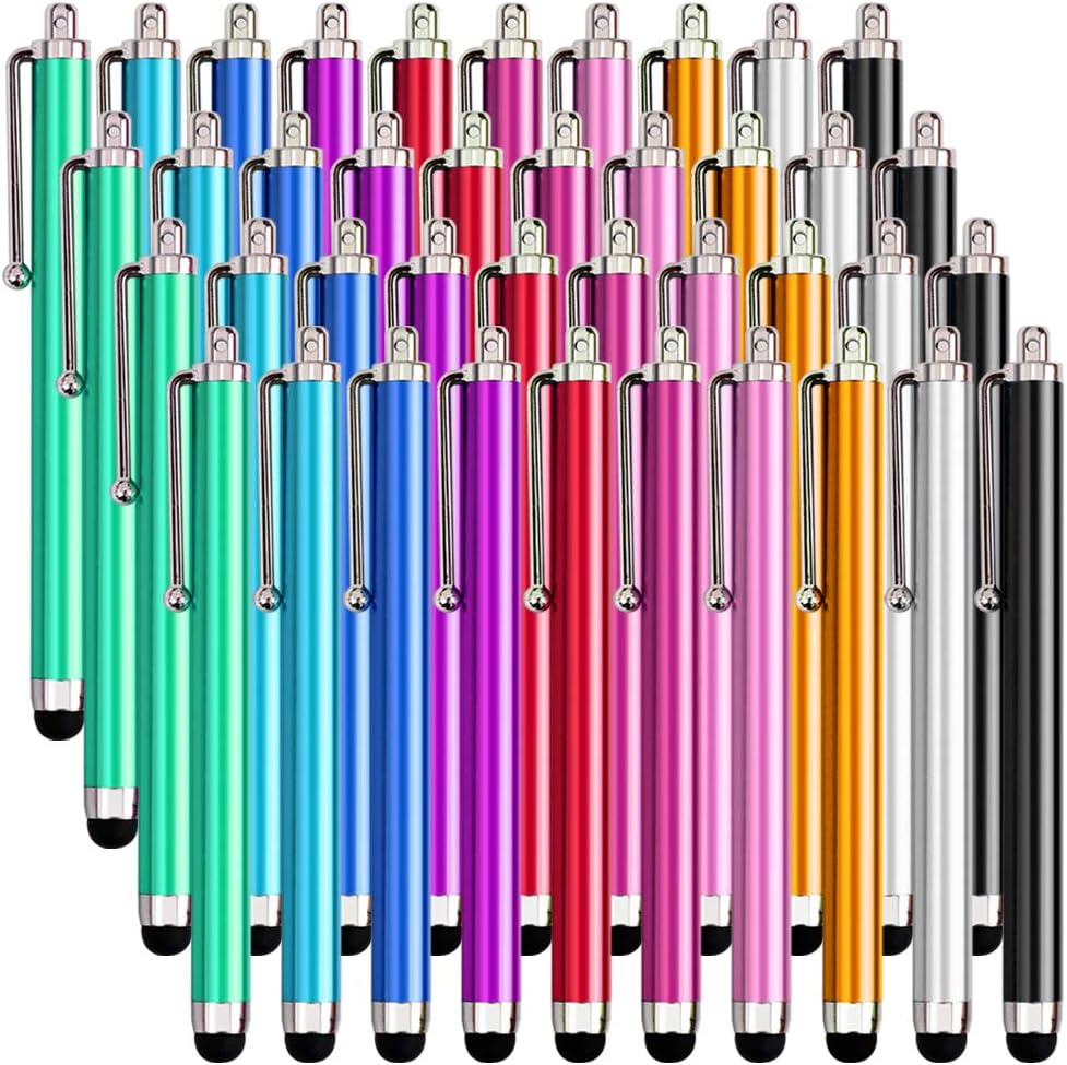40 Pcs Touch Screen Stylus Pen Compatible with iPad, iPhone, Smartphone and Tablet with Capacitive Touch Screen