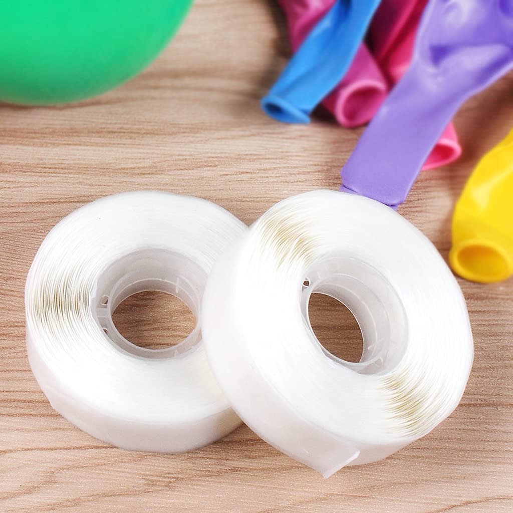 1000 Pcs Glue Point Clear Balloon Glue Dots, Double Sided, Transparent, 1cm/0.4inch in Diameter, for Craft Scrapbook Birthday Wedding Decoration