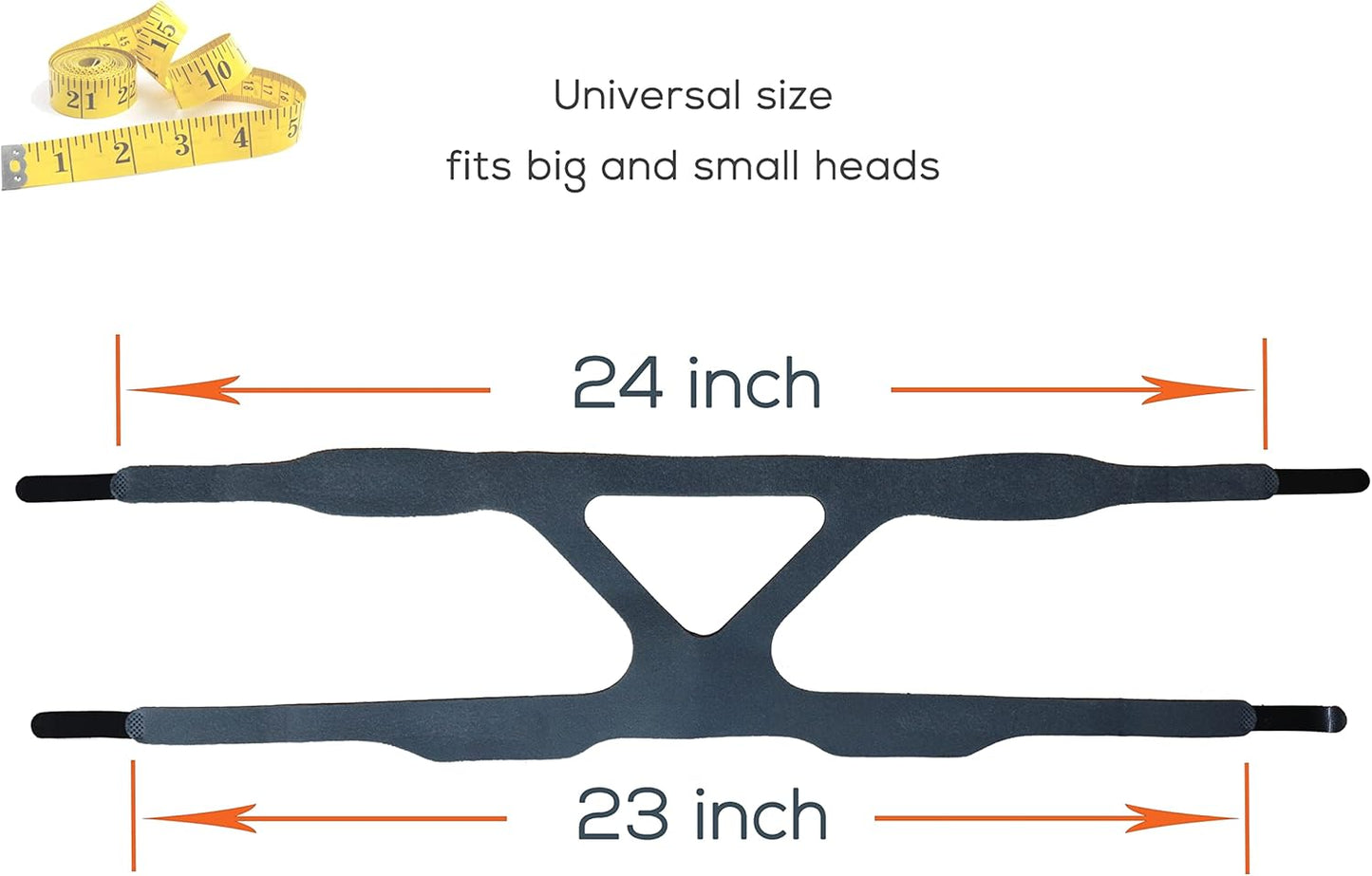 CPAP Mask Headgear, Compatible with most full face CPAP masks, Sturdy and soft CPAP headgear washable sleep apnea mask headgear for cpap mask