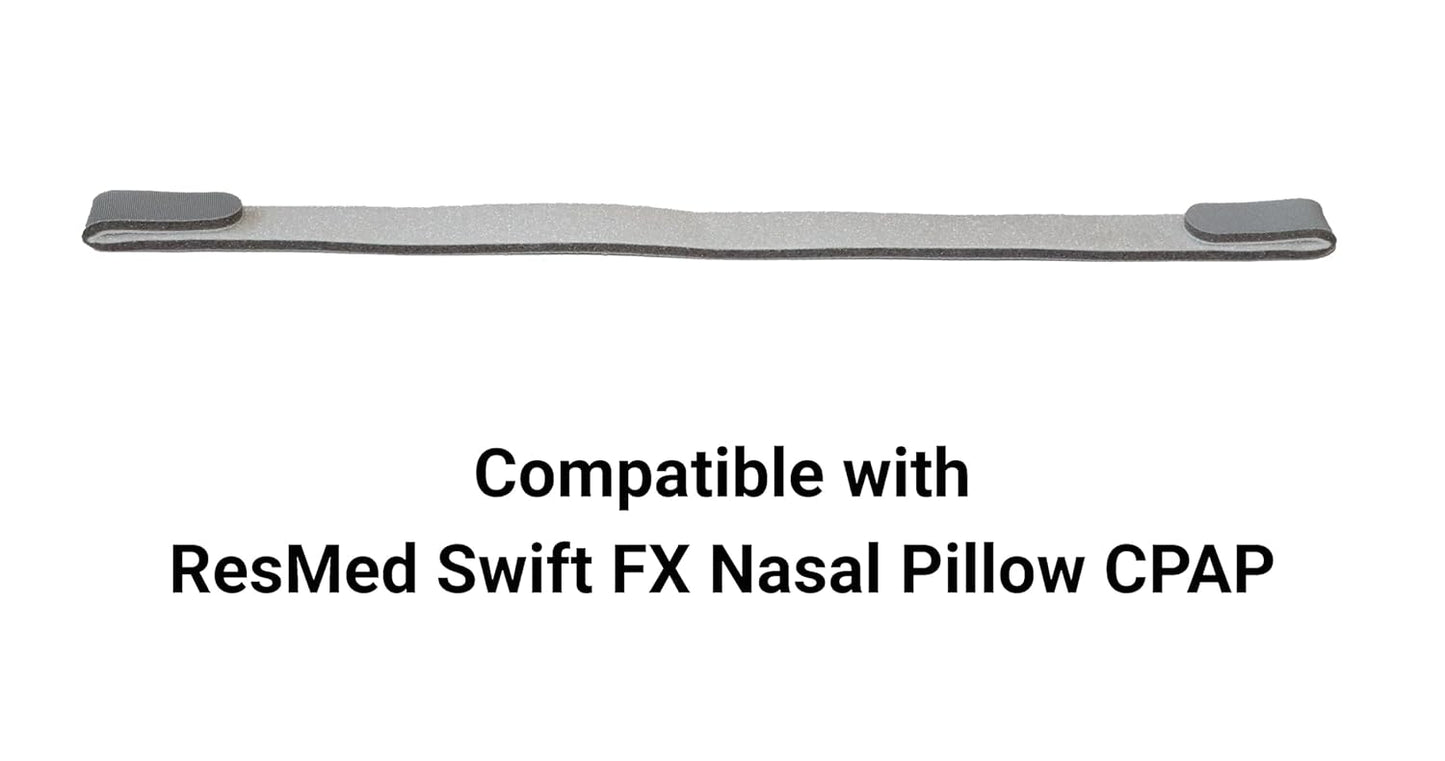 2-Pack CPAP Headgear Straps with 2 CPAP Covers, Compatible with ResMed Swift FX Nasal Pillow CPAP Mask