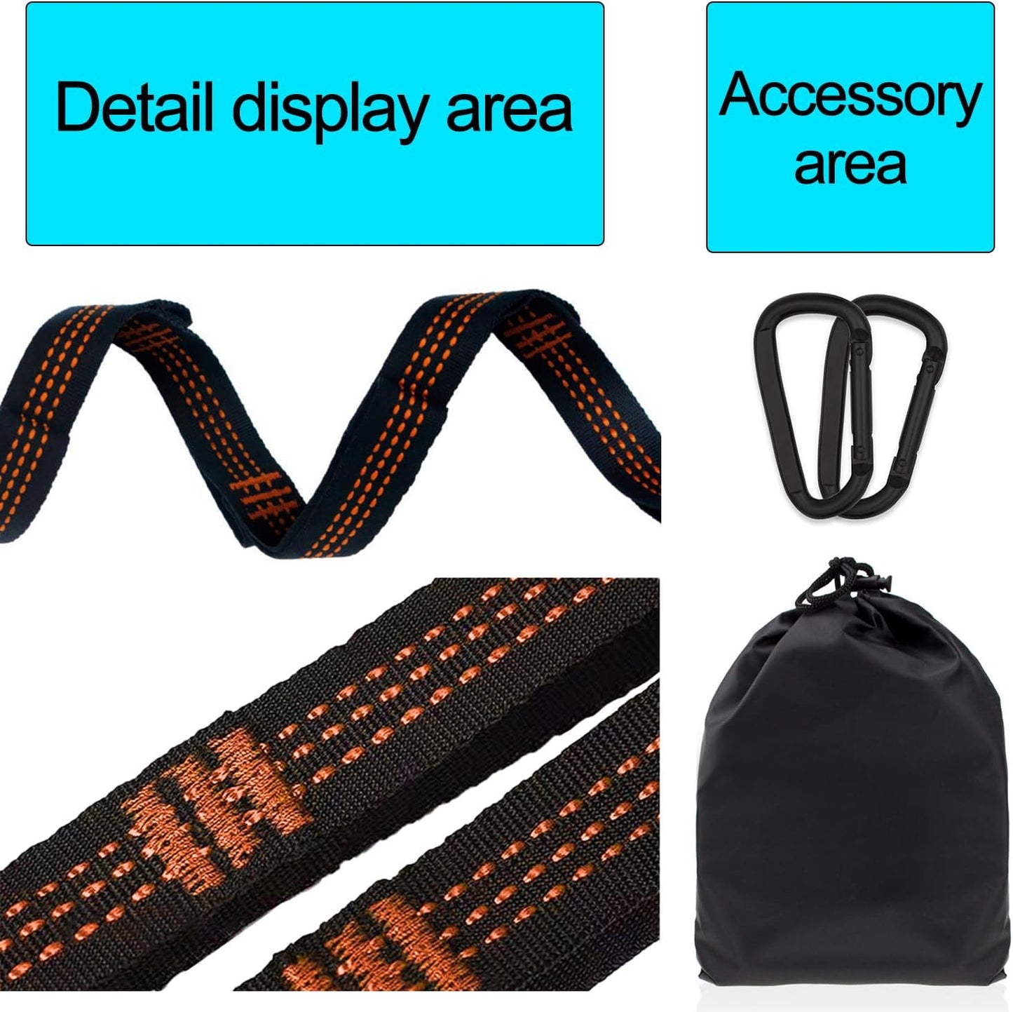 Hammock Tree Straps Tree Swing Straps Kit Best 9.2 FT Holds 1320 LBS 14+1 Adjusting Ring Straps Suitable for All hammocks
