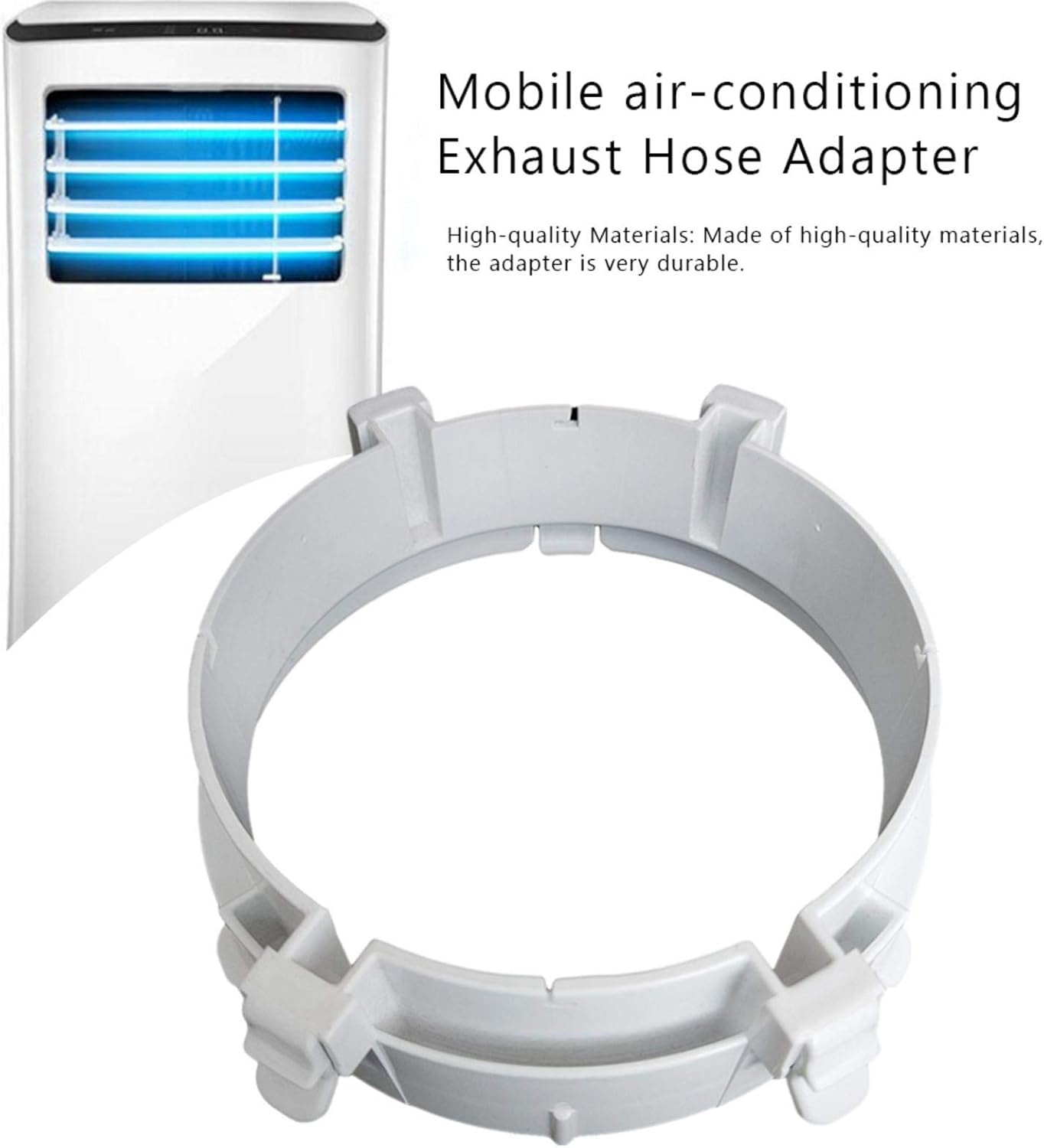 Air Conditioning Exhaust Hose Adapter, Number 2 Portable Air Conditioning Pipe Connector for Midea, Air Conditioner Window Adapter Exhaust Hose Connector Tube Connector