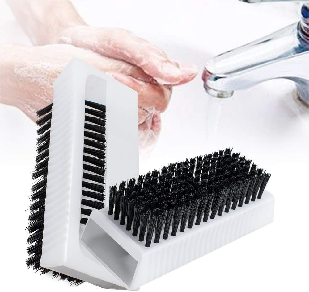 Surgical Scrub Brush 4 PCS Non-Disposable sterile Sponge Scrubber with Nail Cleaner Hand and Nail Brush Double-Sided Cleaning Scrub Brush