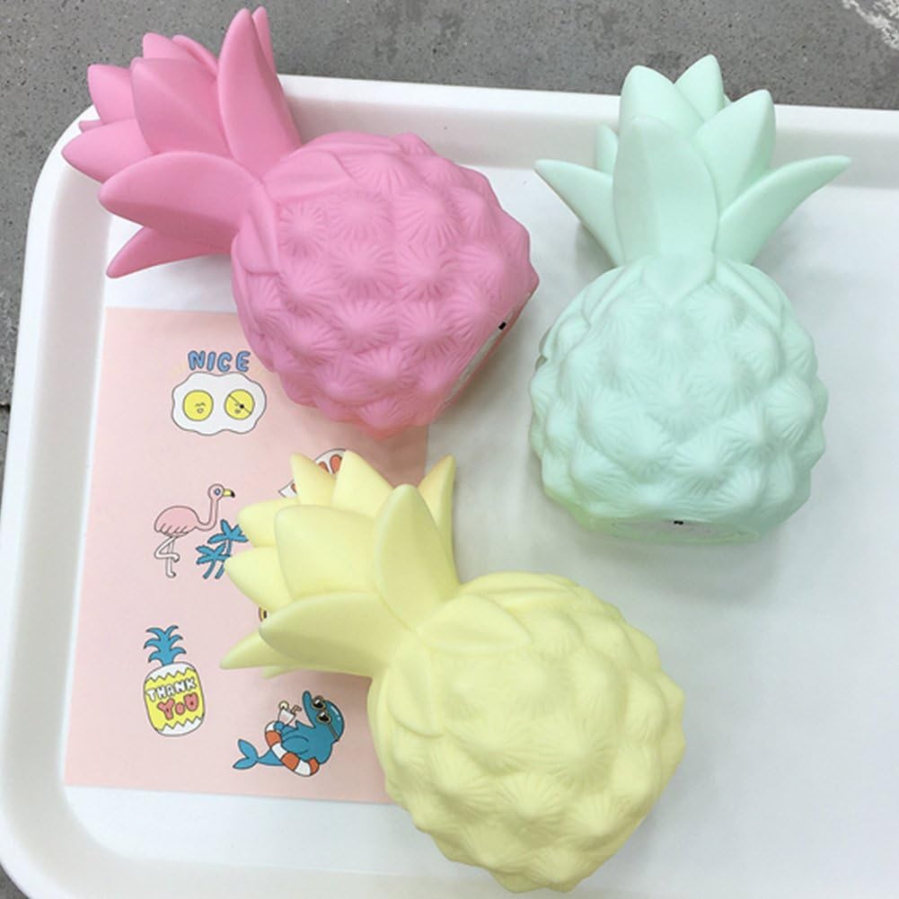 Pineapple Night Lights LED Pineapple Lamp Pineapple Gifts for Girls Teens Pineapple Decor Pineapple Lights Pineapple Decorations for Home Party Living Room Bedroom Valentine's Gifts 3 Pack