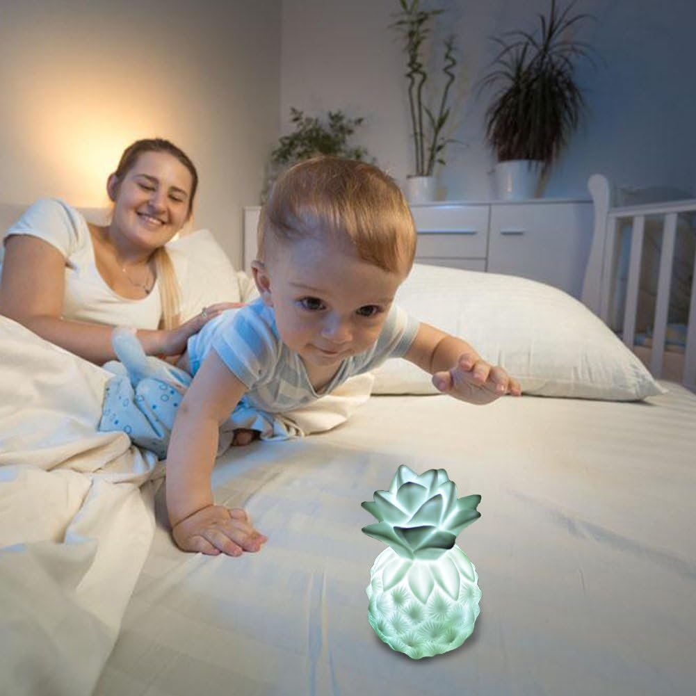 Pineapple Night Lights LED Pineapple Lamp Pineapple Gifts for Girls Teens Pineapple Decor Pineapple Lights Pineapple Decorations for Home Party Living Room Bedroom Valentine's Gifts 3 Pack