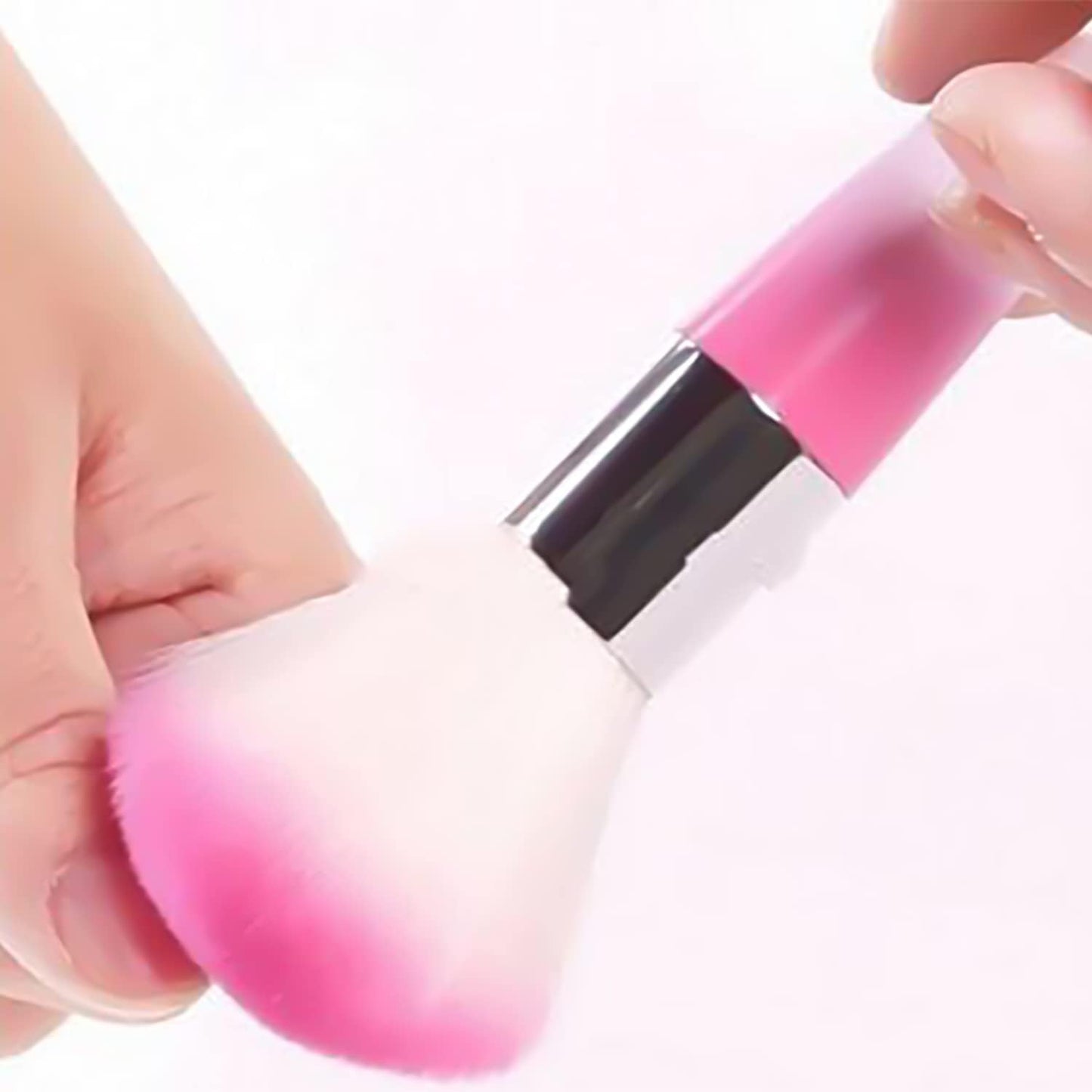 1Pc Pink Unicorn Nail Art Dust Remover Powder Brush Acrylic UV Gel Nail Cleaning Brush Blush Brushes Makeup Manicure Tool