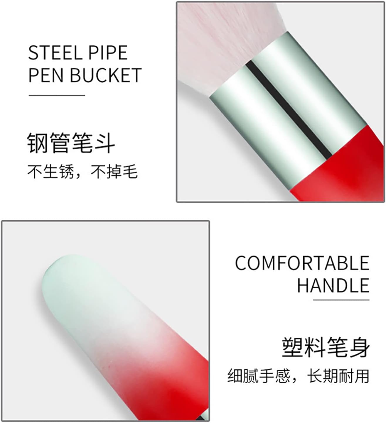 1Pc Pink Unicorn Nail Art Dust Remover Powder Brush Acrylic UV Gel Nail Cleaning Brush Blush Brushes Makeup Manicure Tool