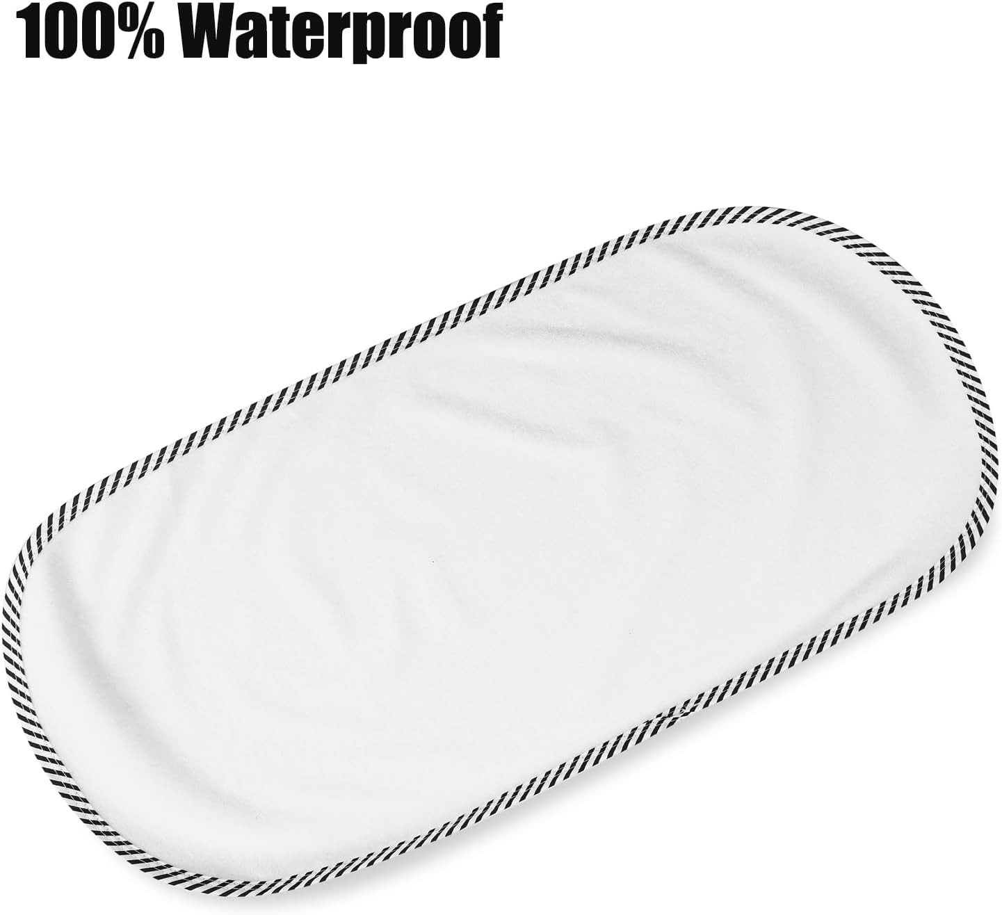 4 Pack Waterproof Changing Pad Liners, Baby Diaper Changing Underpads Liner Soft Changing Table Cover -60 x 30cm