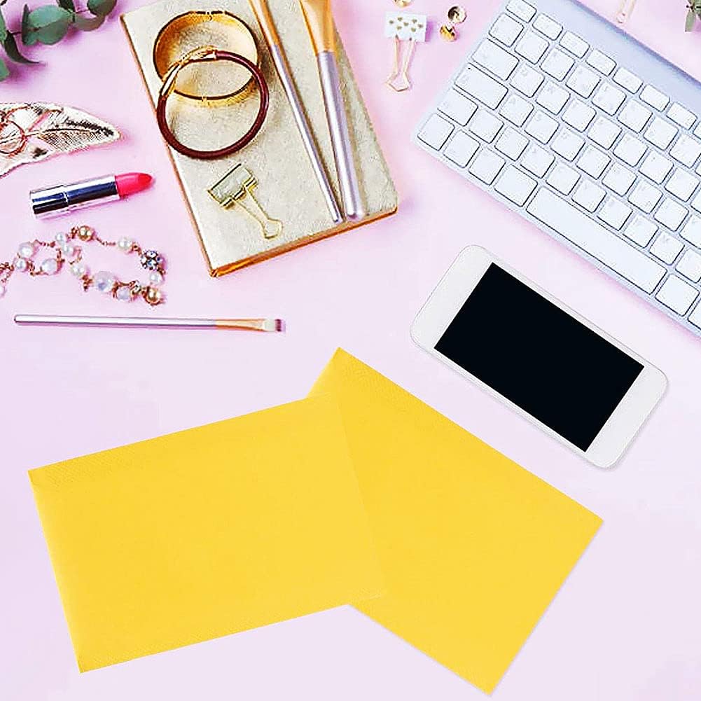Kraft Bubble Mailers 4x8 Inch 50 Pcs,Small Self-Sealing Mail Shipping Bags,Yellow Padded Envelopes #000