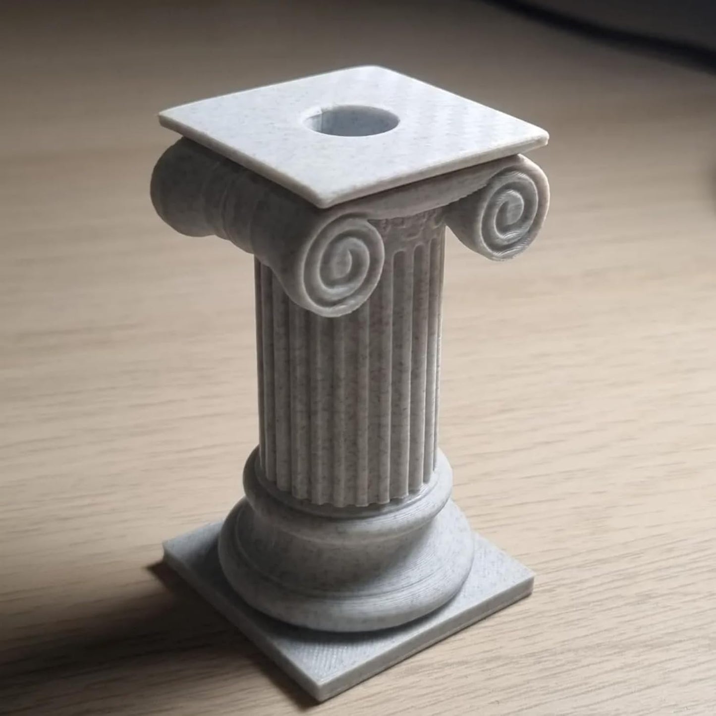 Elegant 3D Printed Column Pen Holder, Pencil Holder Desk Organizers, Office Supplies Decorations Idea Gift