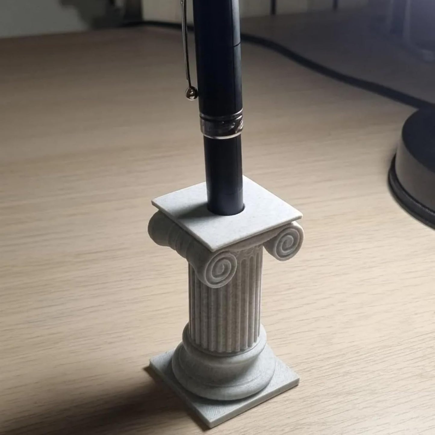 Elegant 3D Printed Column Pen Holder, Pencil Holder Desk Organizers, Office Supplies Decorations Idea Gift