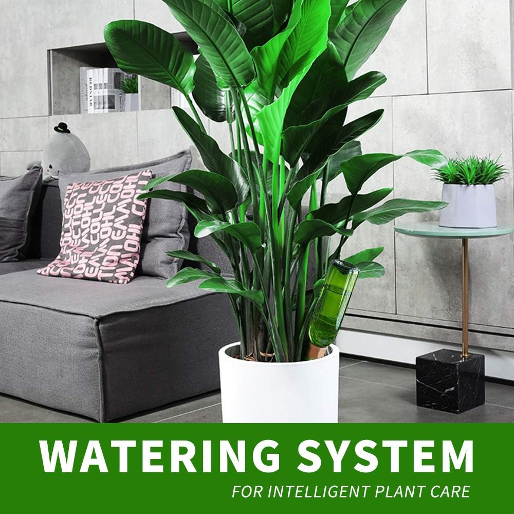 Store 10PCS Plant Watering Stakes Automatic Plant Drippers Waterers for Vacations Plant Watering Devices Terracotta Self Waterinq Spikes for Wine Bottles Great for Indoor Outdoor Plants