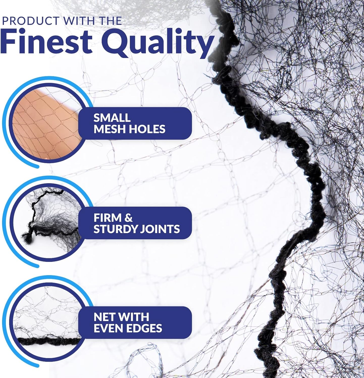 100Pcs Hair Net Black 24" Invisible Hair Nets for Women and Men - Perfect for Hair Bun, Sleeping, & Kitchen Food Service