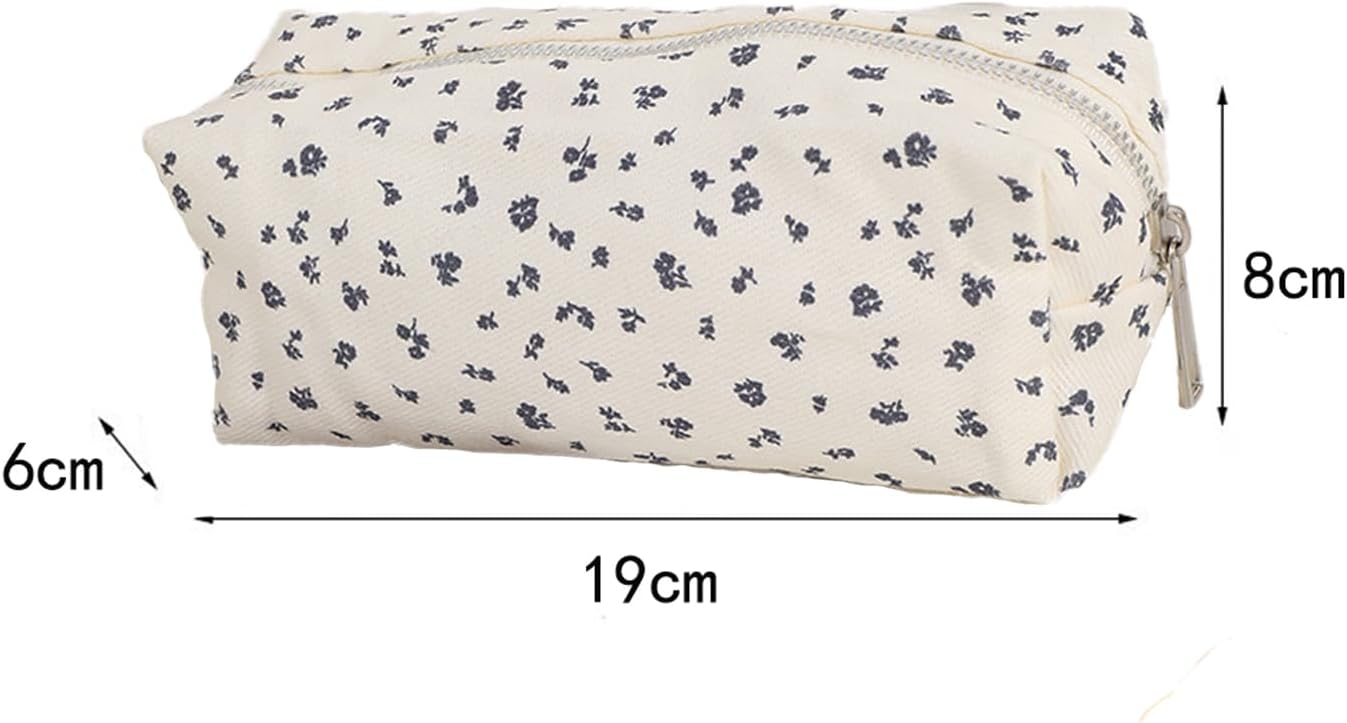 Pencil Case Pencil, Teenage Pen Case, Pen Case Leather, The Cute Cartoon Small can be Used as a Key Bag, a Cosmetic Bag, and is Easy to Carry (White, blue285)