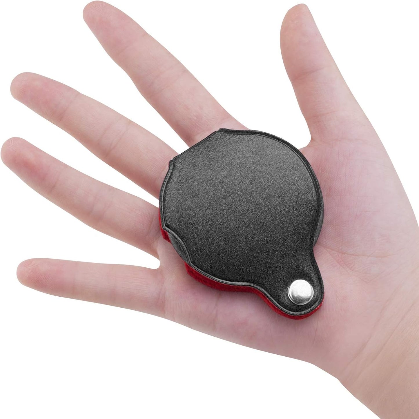 2PCS Upgrade 10X Small Magnifying Glasses for Kids/Senior, Pocket Magnifier for Reading/Close Work, Mini Folding Magnifying Magnify Glass with Protective Sheath, Ideal for Repairing/Hobby/Coins, 1.96"