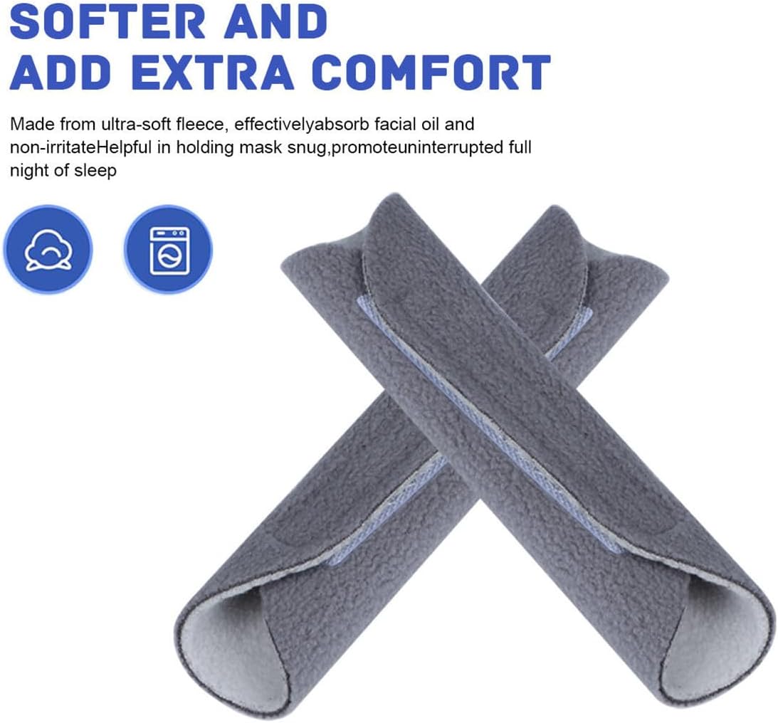 Strap Covers for CPAP Headgear Strap Cover 4 Pack Comfort Face Strap Cushions Strap Pads Compatible with CPAP Mask for Reduce Cheek Red Marks