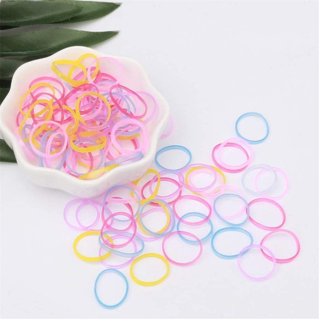 IME Elastic Hair Rubber Bands Hair Ties Topsy Hair Tail Tools Ponytail Maker Clip Hair Bands Cutter Remover Pony Pick for Toddlers Girls Women