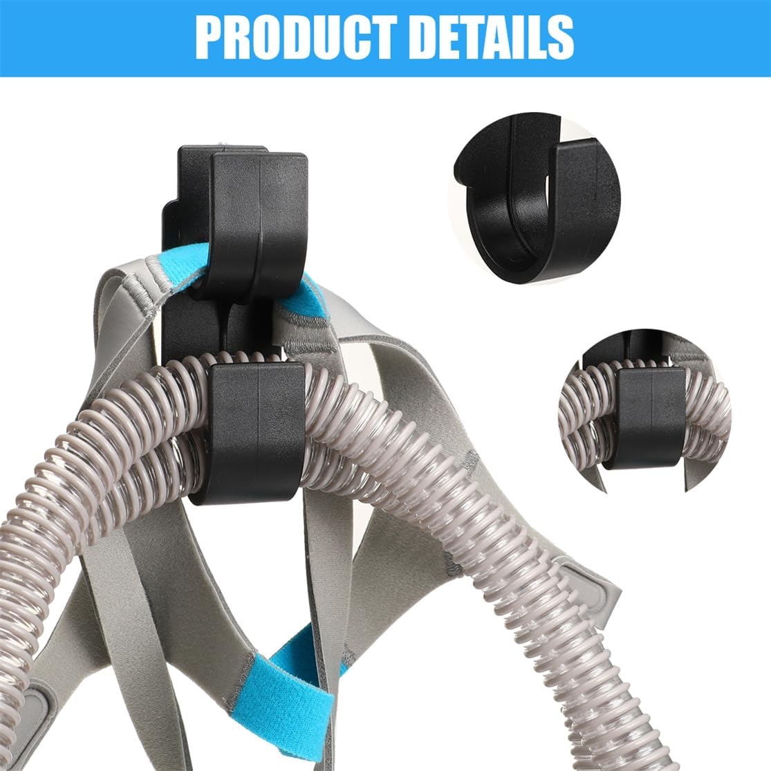 CPAP Hose Holder CPAP Mask Hanger Hook 2PCS CPAP Tubing Hanger Hose Organizer for Breathing Machine