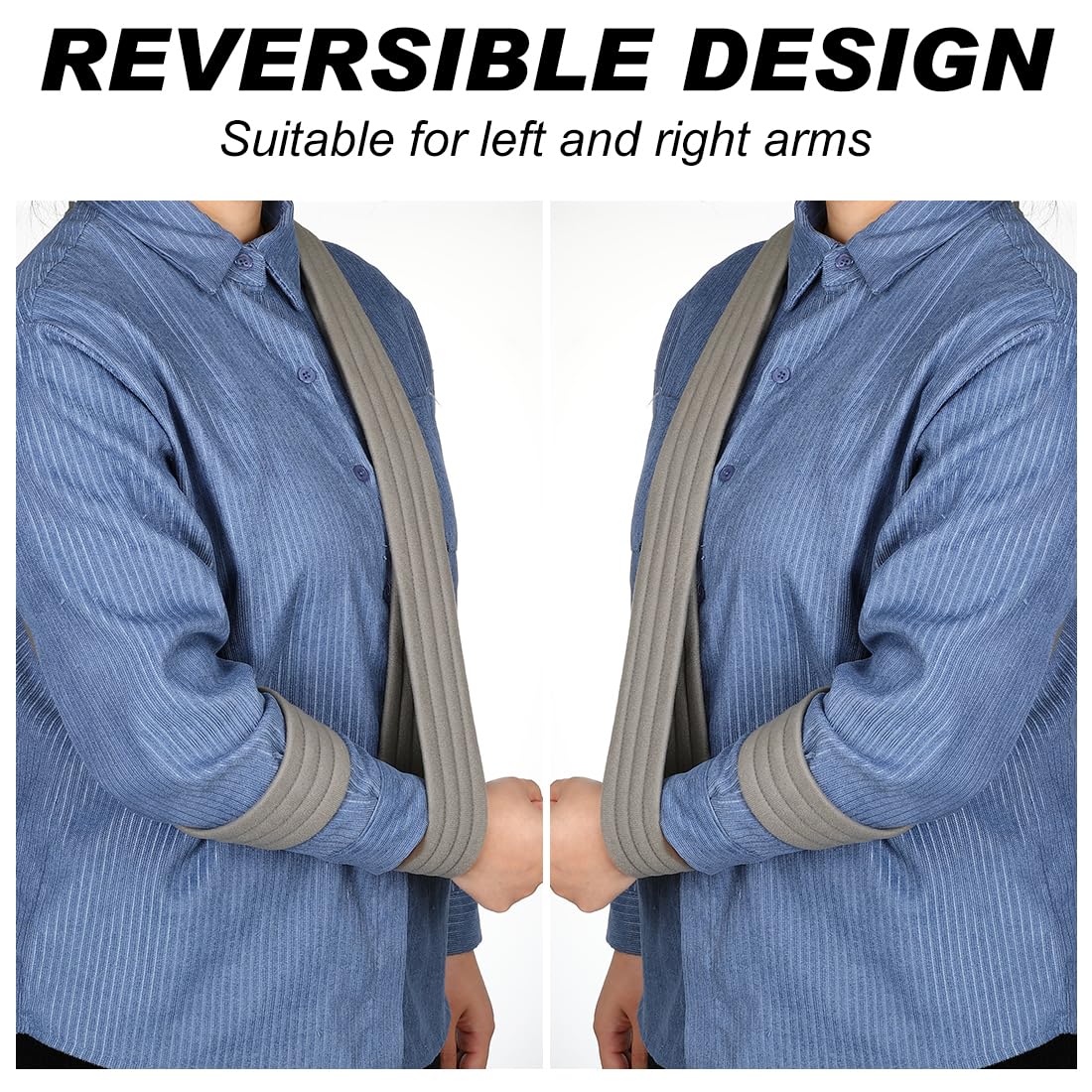 Arm Sling Shoulder Immobilizer Adjustable Arm Support Sling Lightweight Rotator Cuff Support Brace Strap for Arm Wrist Hand Elbow Clavicle Injury Broken or Fractured Forearm Bones