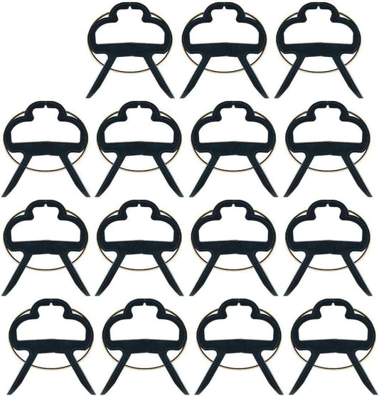 100 Pack Plant Support Clips for Flowers, Vines, Tomatoes - Garden Stem and Stalk Support for Upright Growth (Large Size)