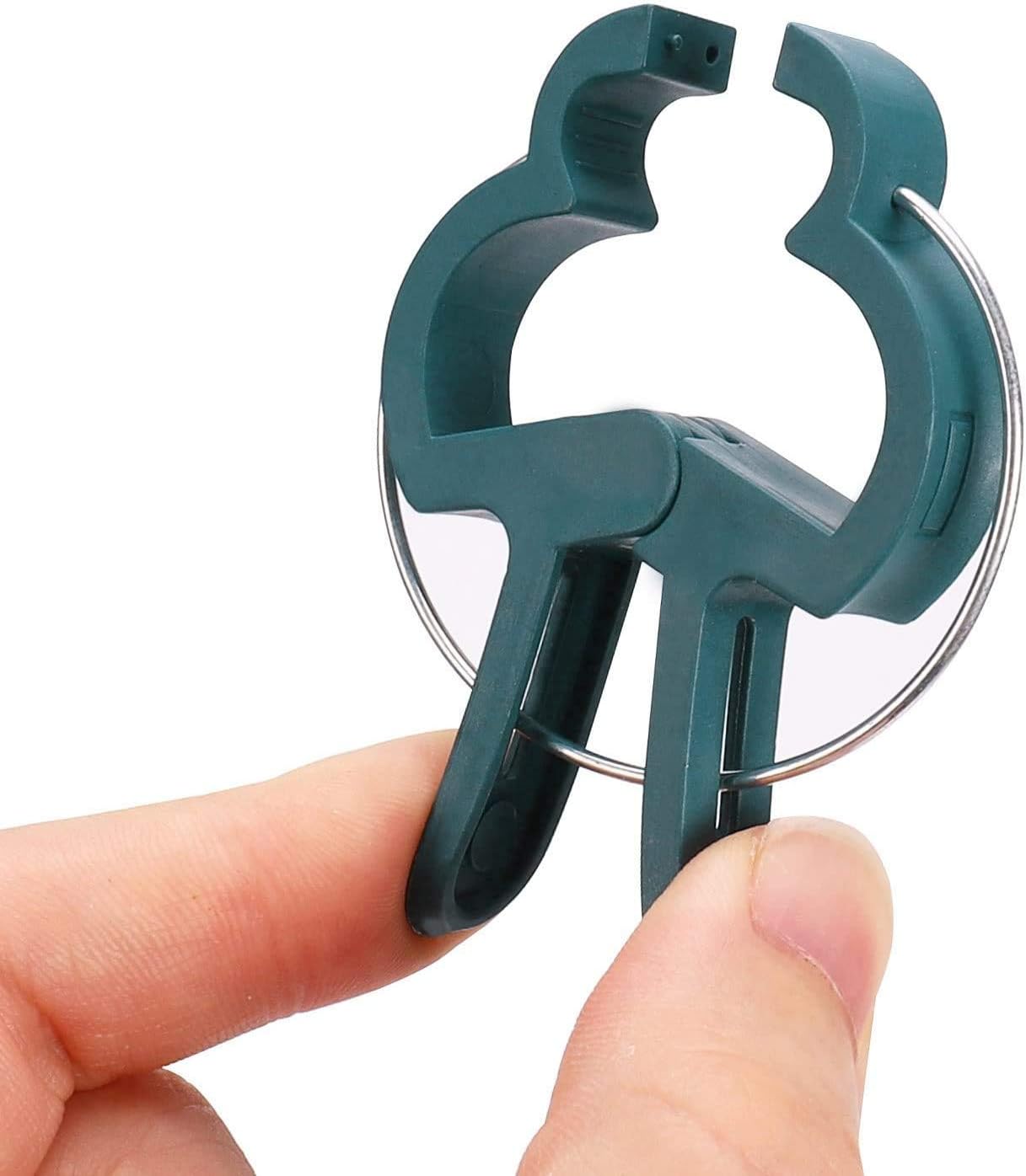 100 Pack Plant Support Clips for Flowers, Vines, Tomatoes - Garden Stem and Stalk Support for Upright Growth (Large Size)