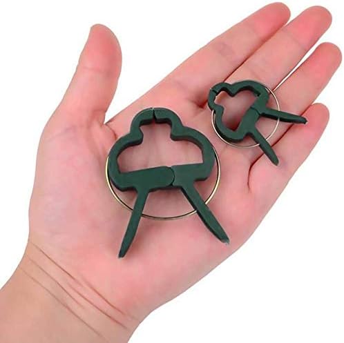 100 Pack Plant Support Clips for Flowers, Vines, Tomatoes - Garden Stem and Stalk Support for Upright Growth (Large Size)