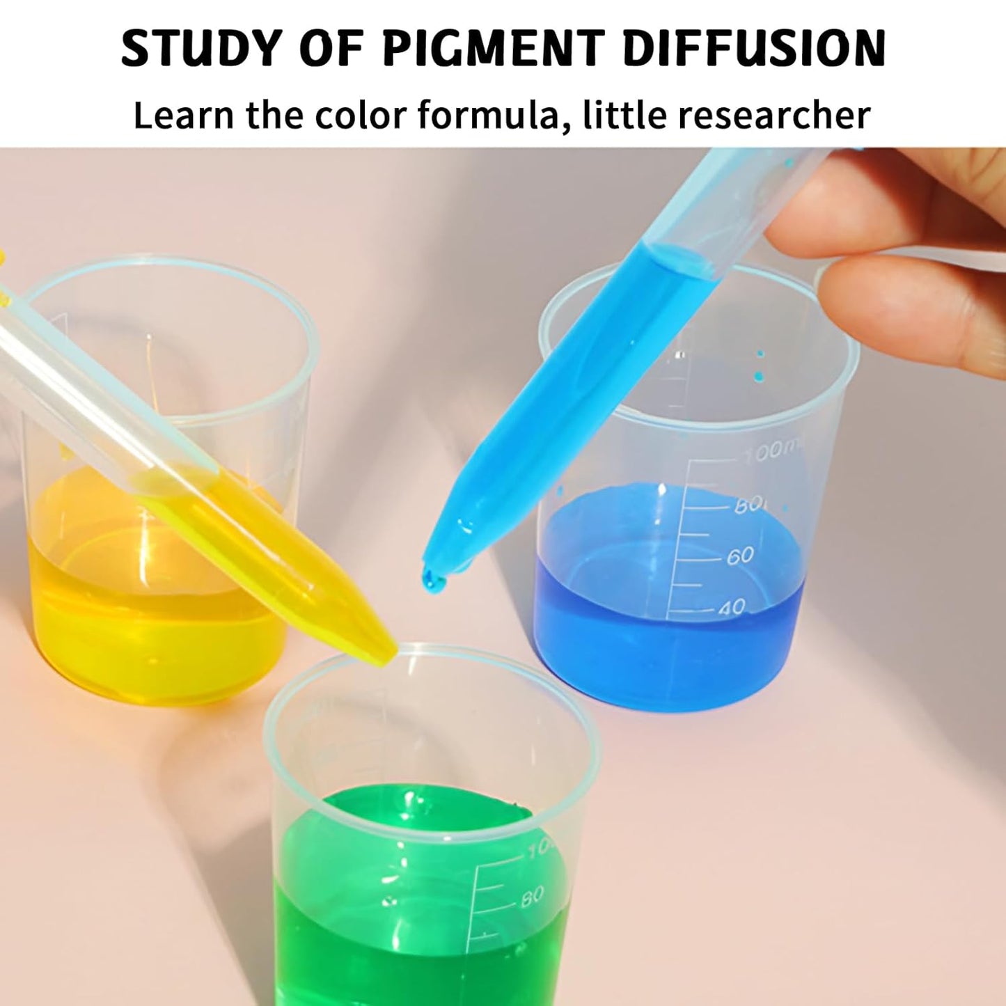 8 Pcs Silicone Liquid Droppers, 5ML Plastic Eye Dropper Pipettes for Science Experiments Gummy Making Kitchen Candy Oil