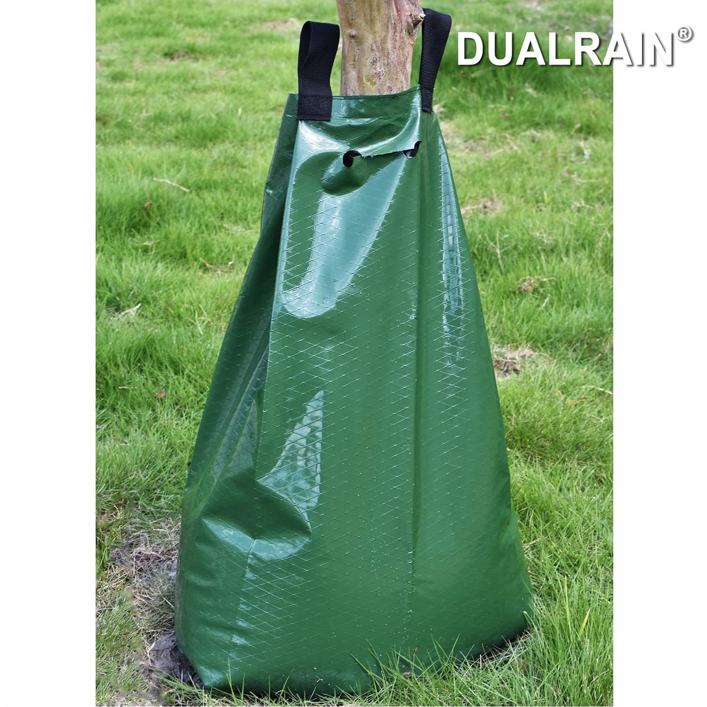20 Gallon Zipper Watering Bags (2 Pack) - Automatic Irrigation Drippers for New Plant Trees Trunk