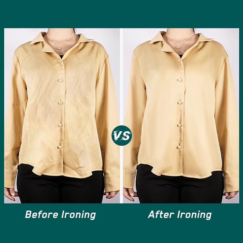 Mini Clothes Iron, Portable Mini Hand-held Travel Ironing Machine, Hand-held Dry and Wet Ironing Machine, Micro Steam Iron,Suitable for Home and Travel(White)