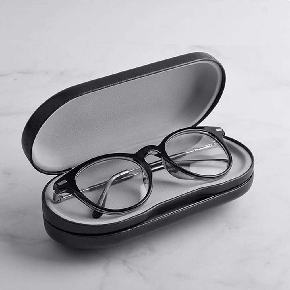 [2 in 1] Dual Glasses Case Hard Shell Eyeglass Case Protective for 2 Eyeglasses (Not Suitable for Sunglasses)