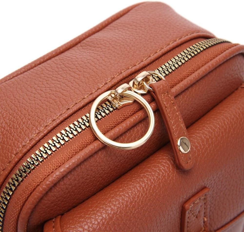 Collaborate 1 Crossbody Leather Bag, Urvashi Crossbody Leather Bag Anti Theft, Cross Body Bag, Lady's Vintage Shoulder Purse