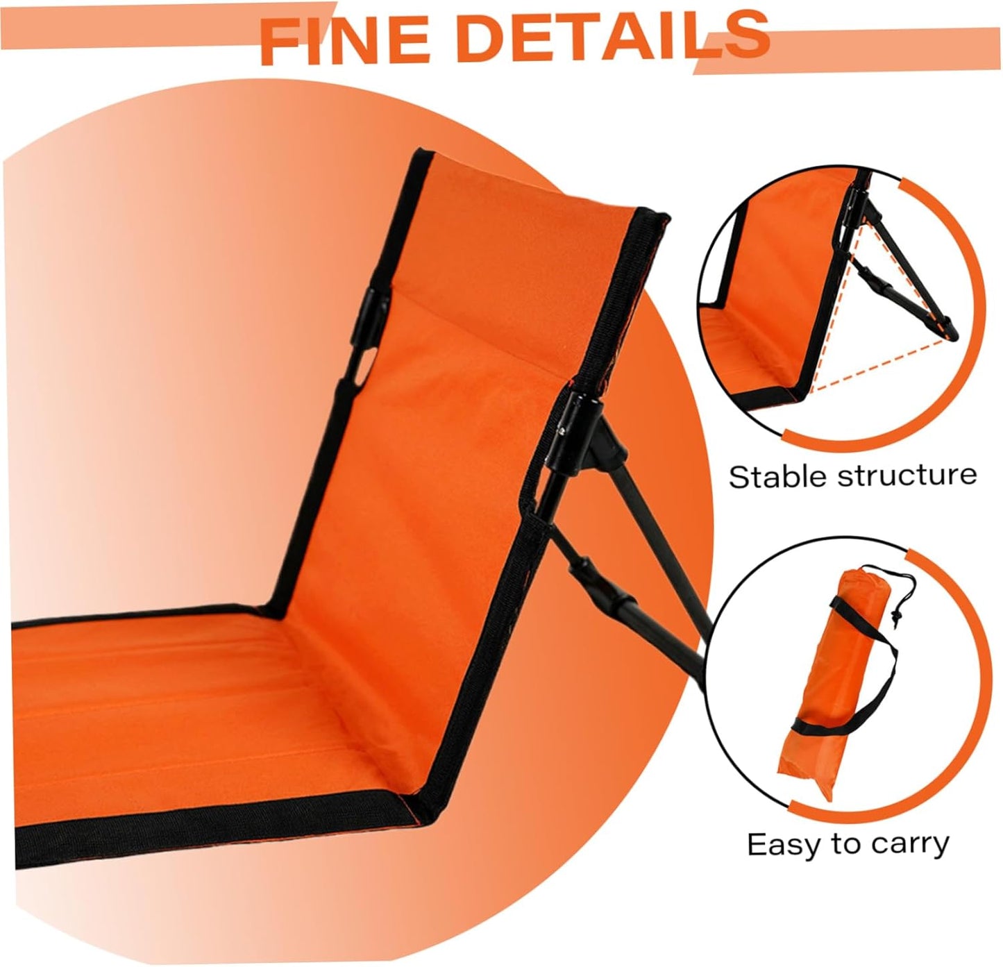 Reclining Beach Mat 15x43.3x15.8/15x26.8x15.8'' Oxford Cloth Waterproof Foldable Beach Lounge Chair Lightweight & Portable Lounger for Adults Holidays Camping Park