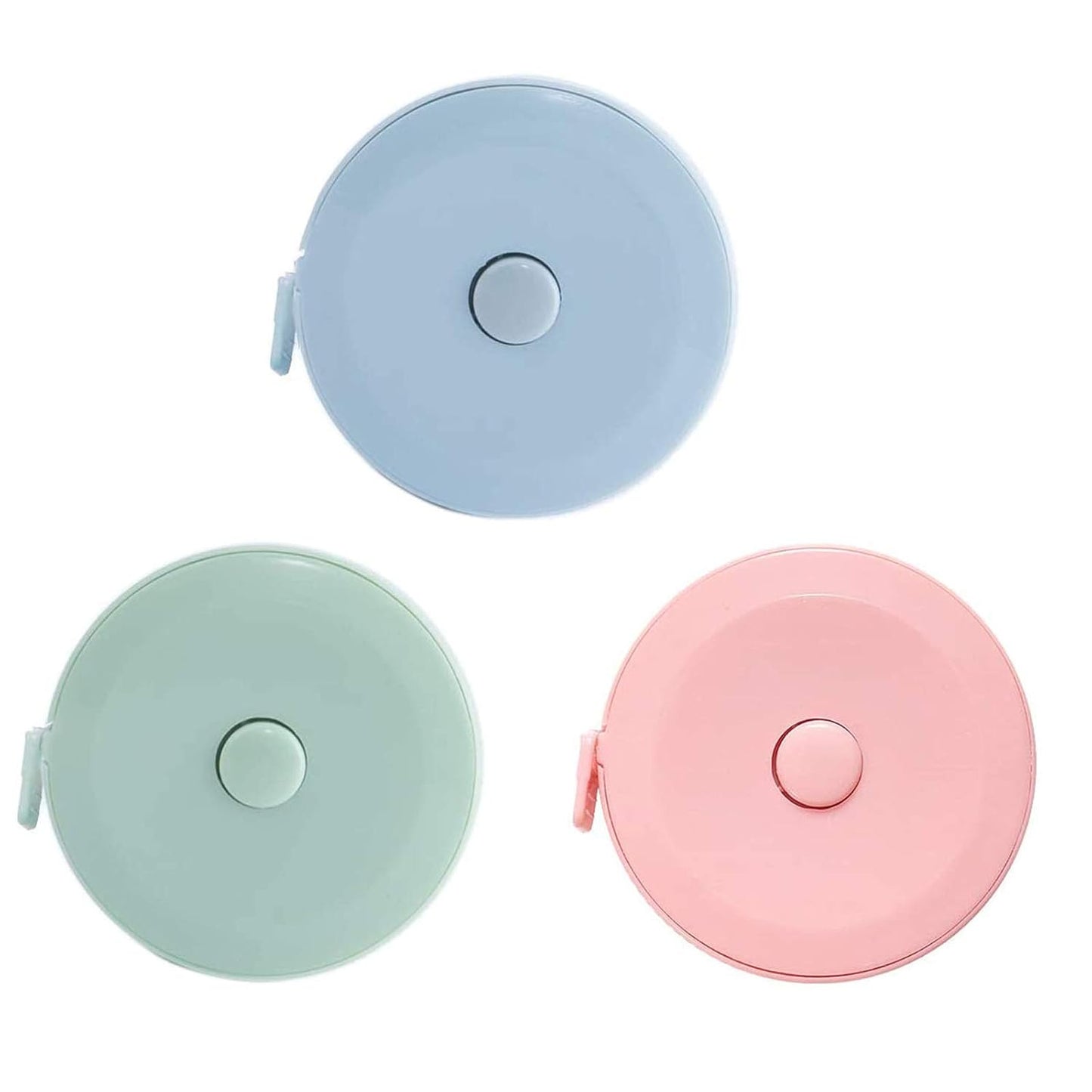 Tape Measure,3 Pack Soft Sewing Tape Measure for Body Measuring,78.7 Inchs Mini Measurement Tape,Premium Retractable Fabric and Cloth Tape Measure, Handy, Compact and Easy to Read (Mixed Color)
