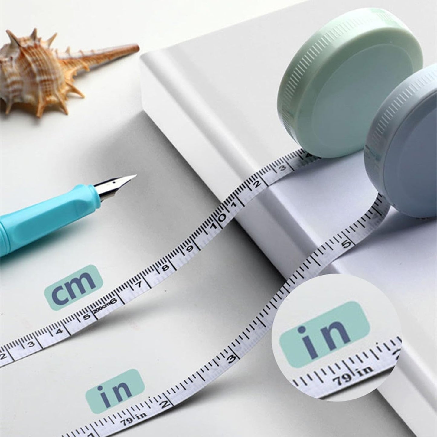 Tape Measure,3 Pack Soft Sewing Tape Measure for Body Measuring,78.7 Inchs Mini Measurement Tape,Premium Retractable Fabric and Cloth Tape Measure, Handy, Compact and Easy to Read (Mixed Color)