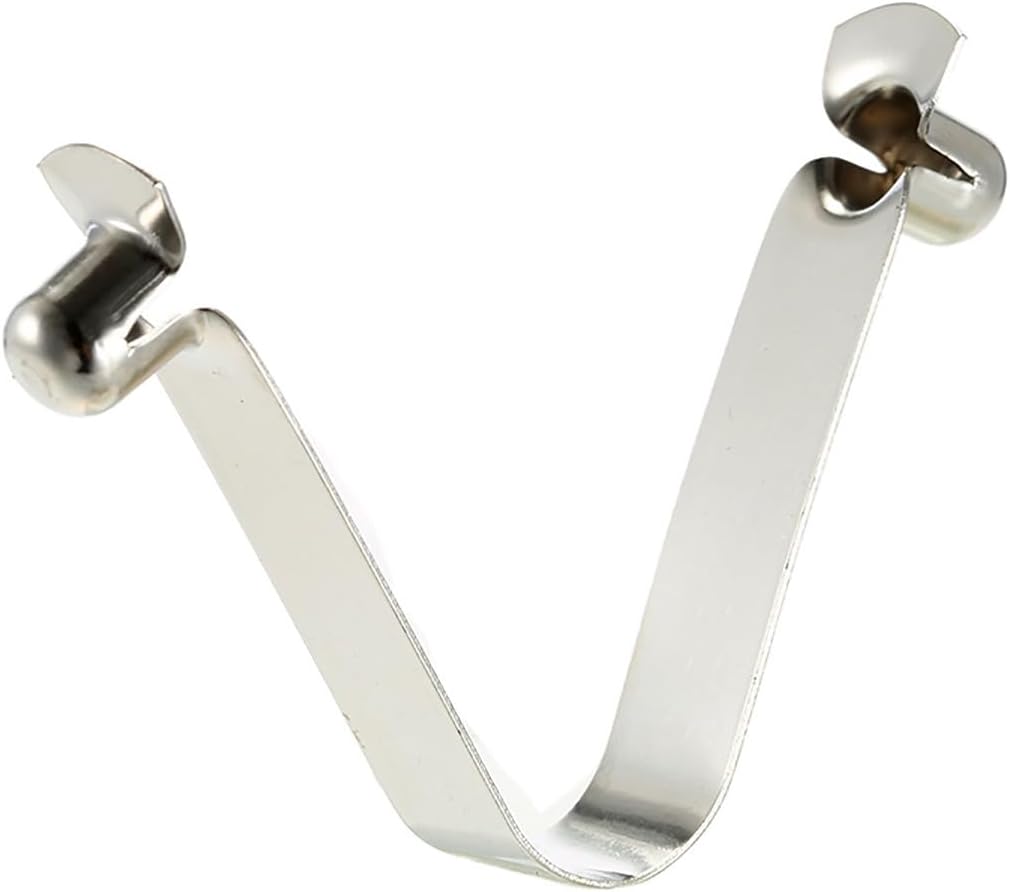 6pcs Steel Spring Clips for Round and Square Tubes with Single Pin Buttons