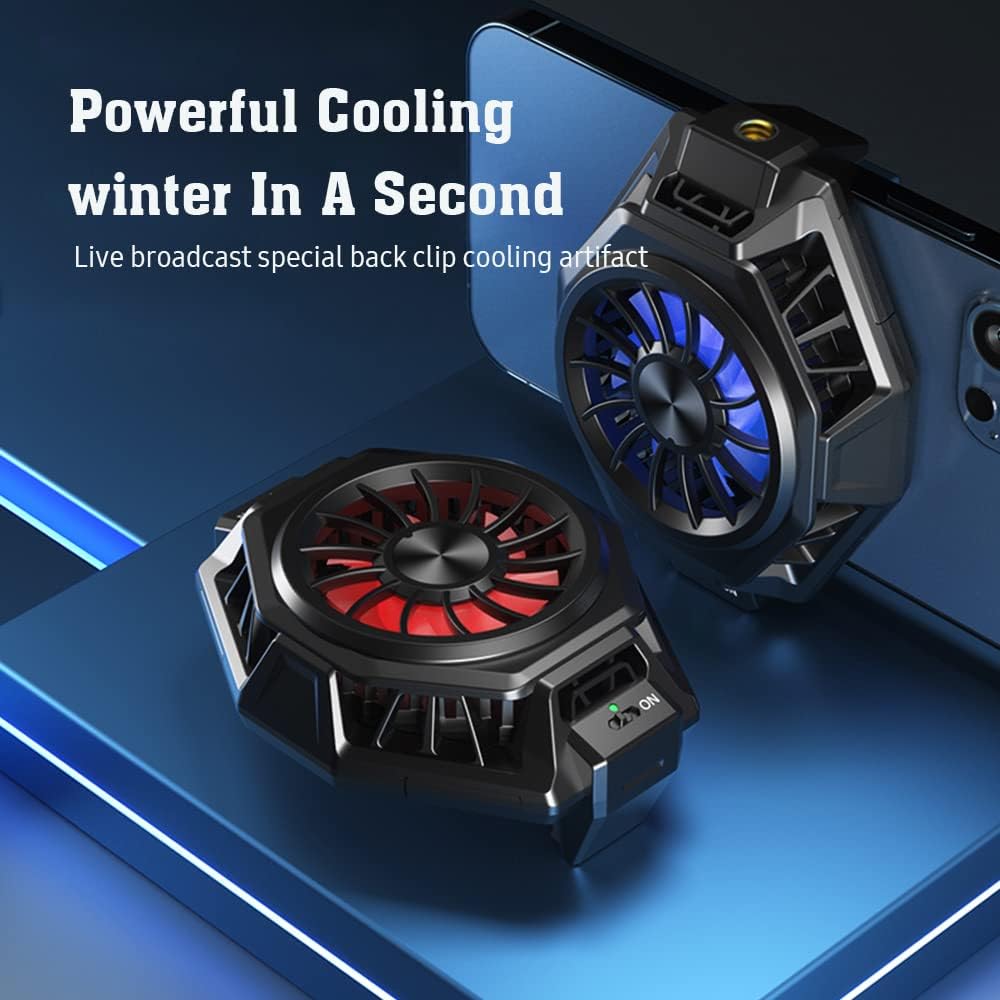 Wireless Charging Cooling Back Clip Mobile Phone Radiator Portable Fan Heat Sink Fast Wireless Charger Lightweight And Convenient