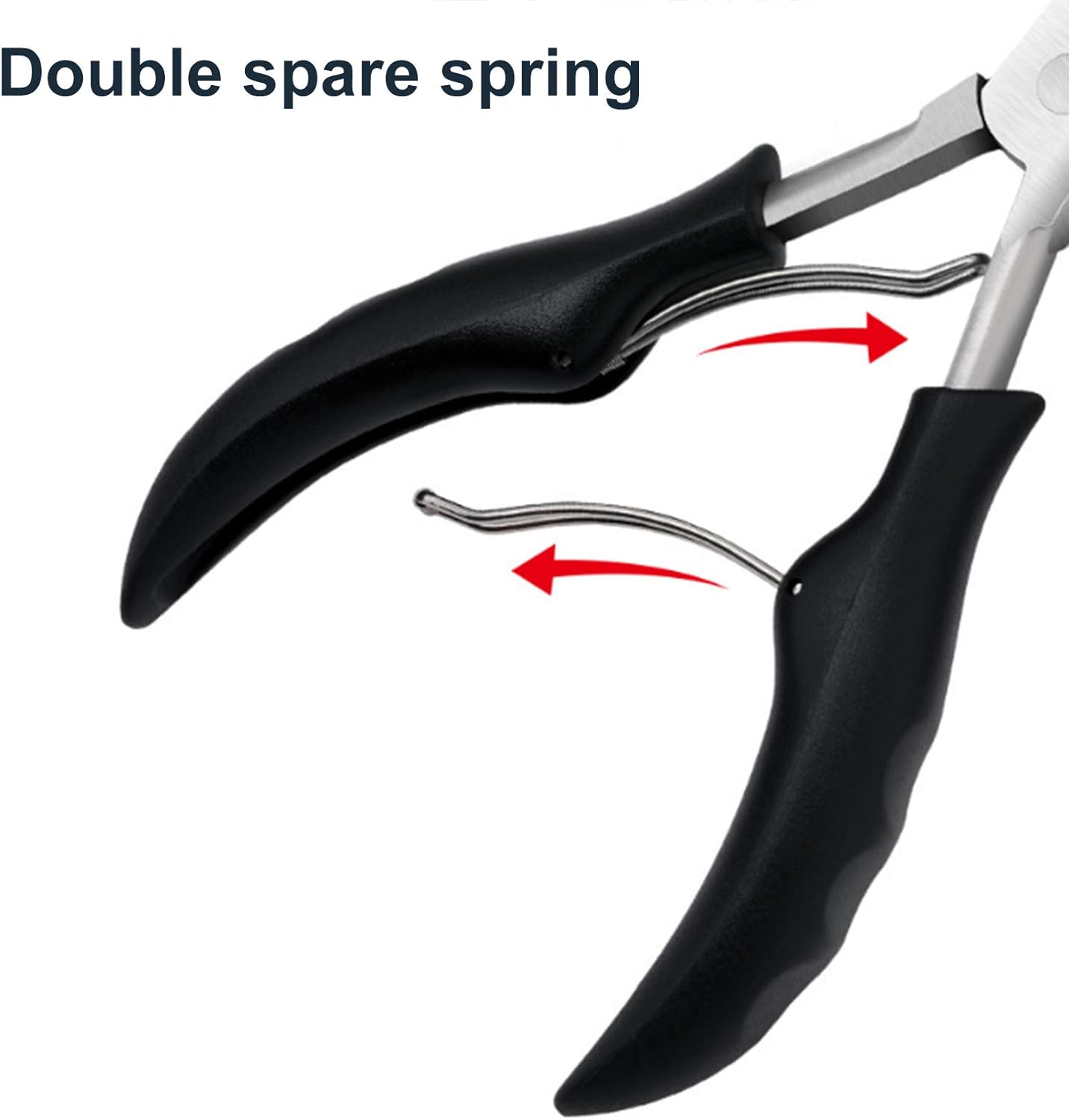 Professional Stainless Steel Ingrown Toenail Clippers with Nail Groove Piers for Pain and Nail Care