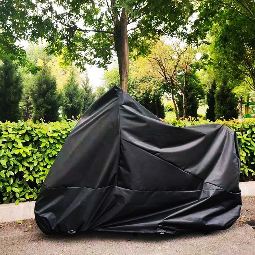 Heavy Duty PVC Motorcycle Cover 2XL/3XL for Weather Protection, for Rain, Snow, 530g Universal Fit