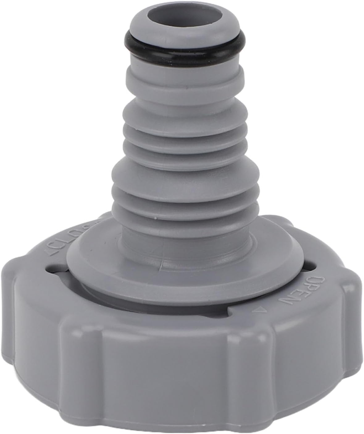 P6H1419-Compatible 40mm Plastic Pool Drain Valve with 32mm Inner Connector - Leak-Proof Design, Easy Installation, for Swimming Pools & Spas (Pack of 3)