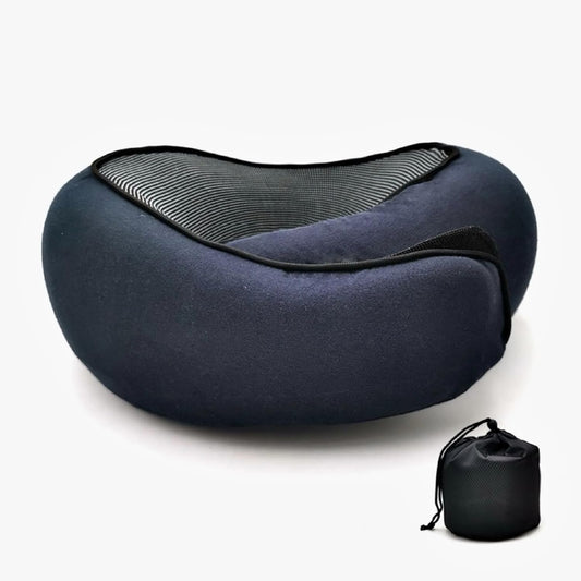 Travel Memory Cotton Neck Pillow, can Store Travel Pillow Neck Pillow
