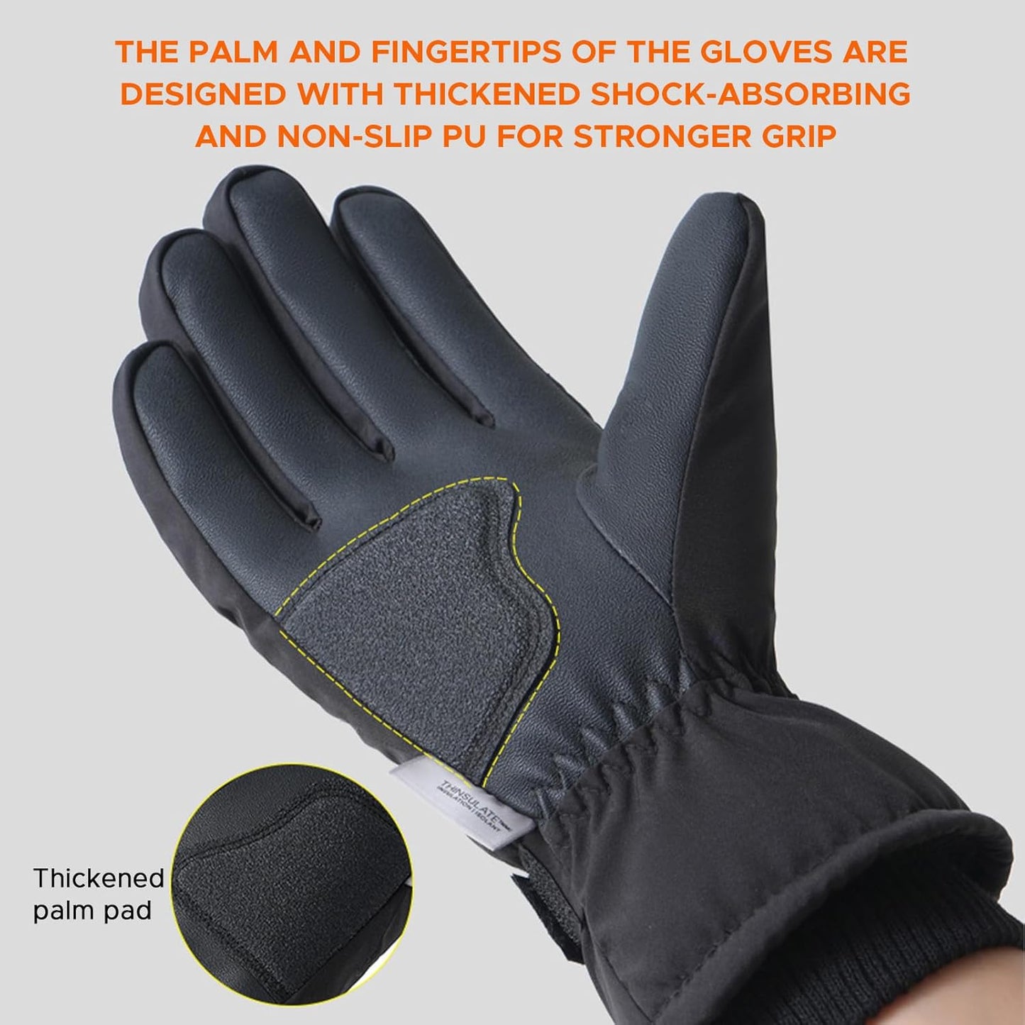 Winter Warm for Outdoor Sports: Polyester Pongee Ski for Running, Cycling, Hiking, and Snowboarding