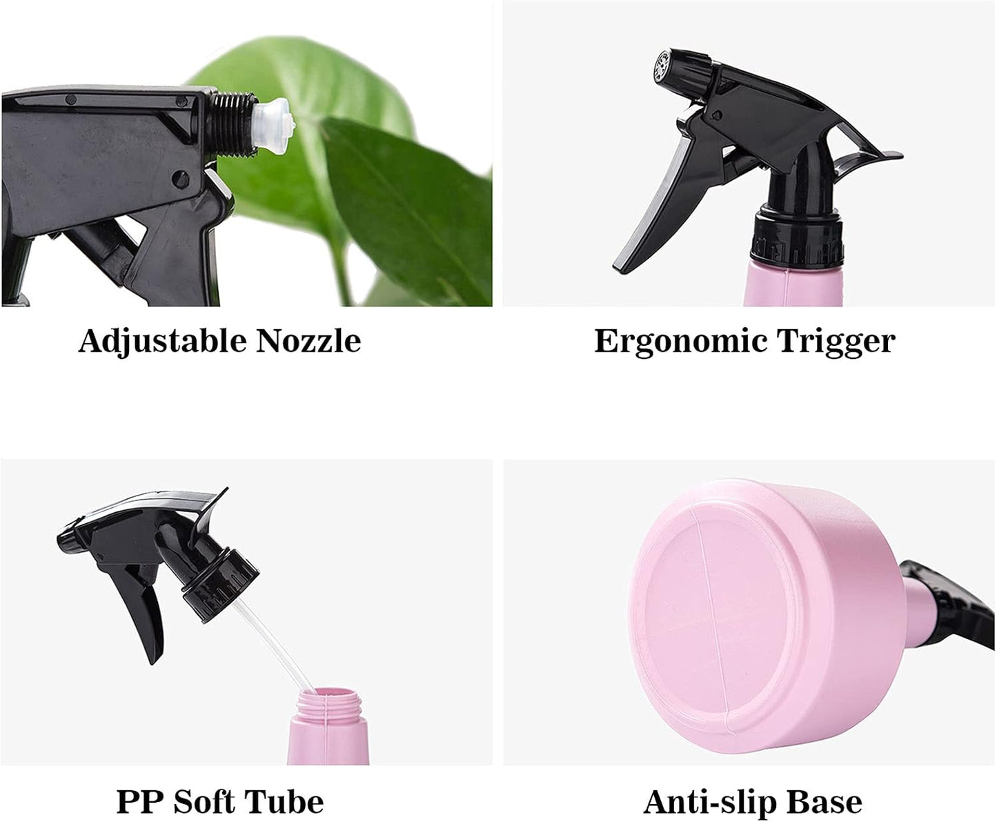 600ml Hair Styling Spray Bottle for Cutting & Styling, Empty Water Tool for Daily Hair Care